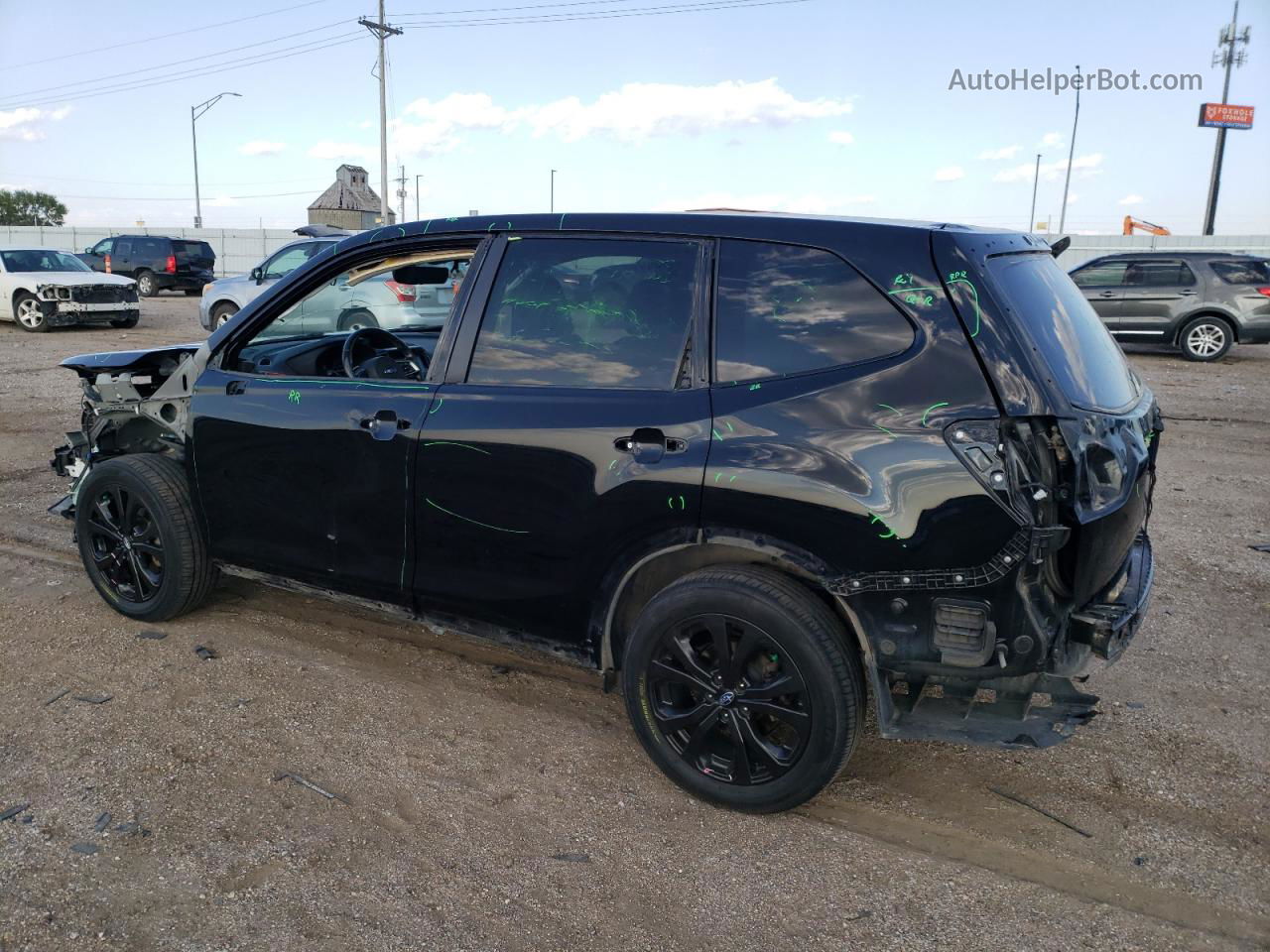 2019 Subaru Forester Sport Black vin: JF2SKAJC3KH428765