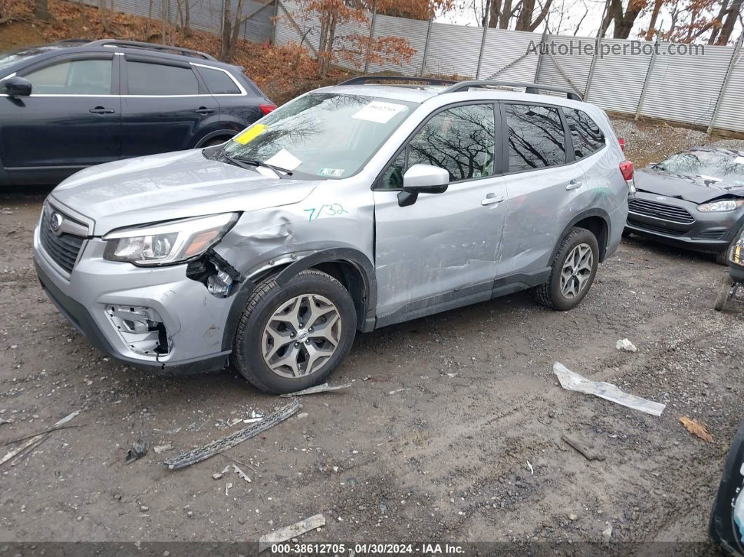 2020 Subaru Forester Premium Silver vin: JF2SKAJC3LH439296