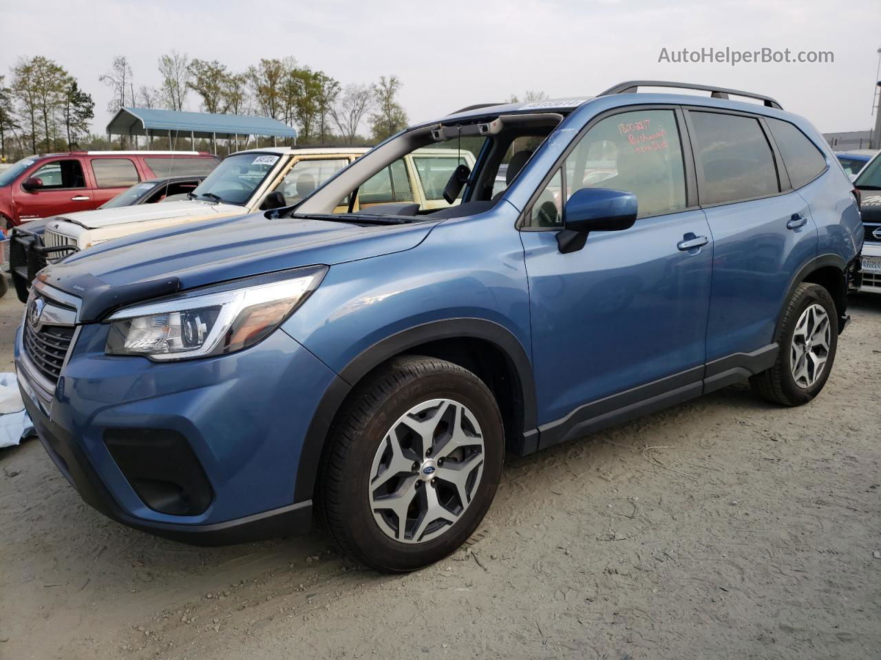 2020 Subaru Forester Premium Blue vin: JF2SKAJC3LH532366