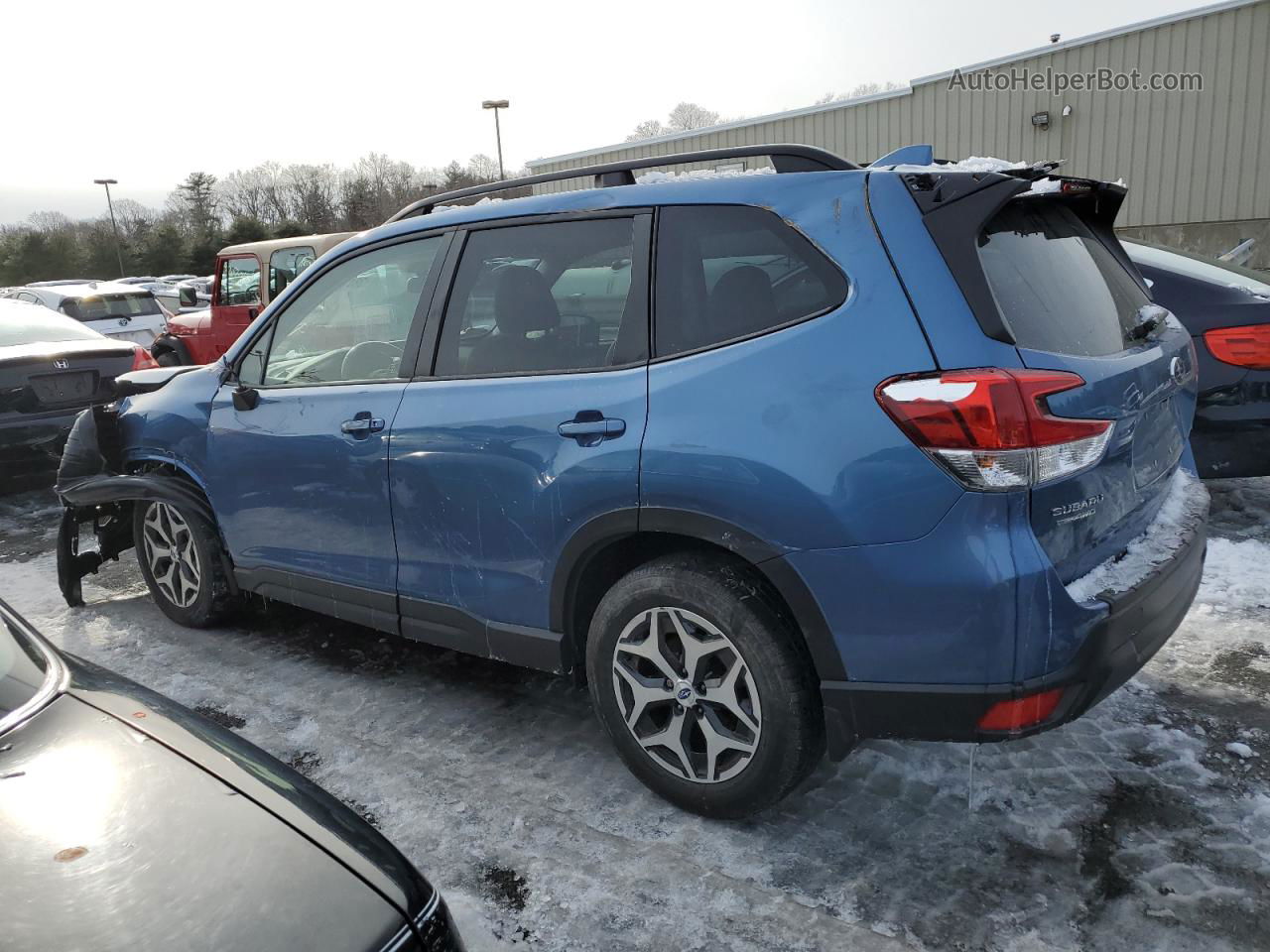 2020 Subaru Forester Premium Blue vin: JF2SKAJC3LH569952