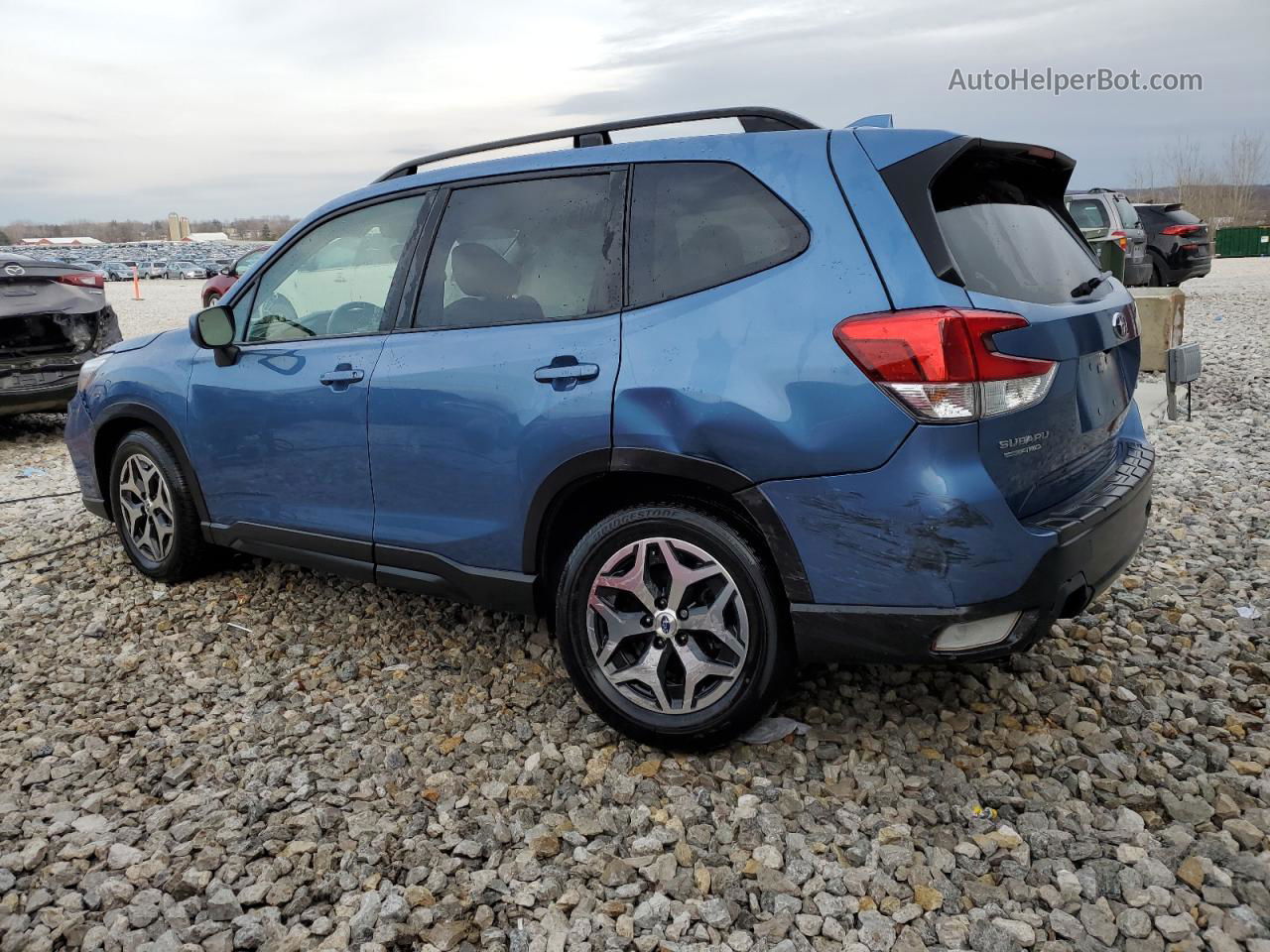 2020 Subaru Forester Premium Blue vin: JF2SKAJC4LH511672