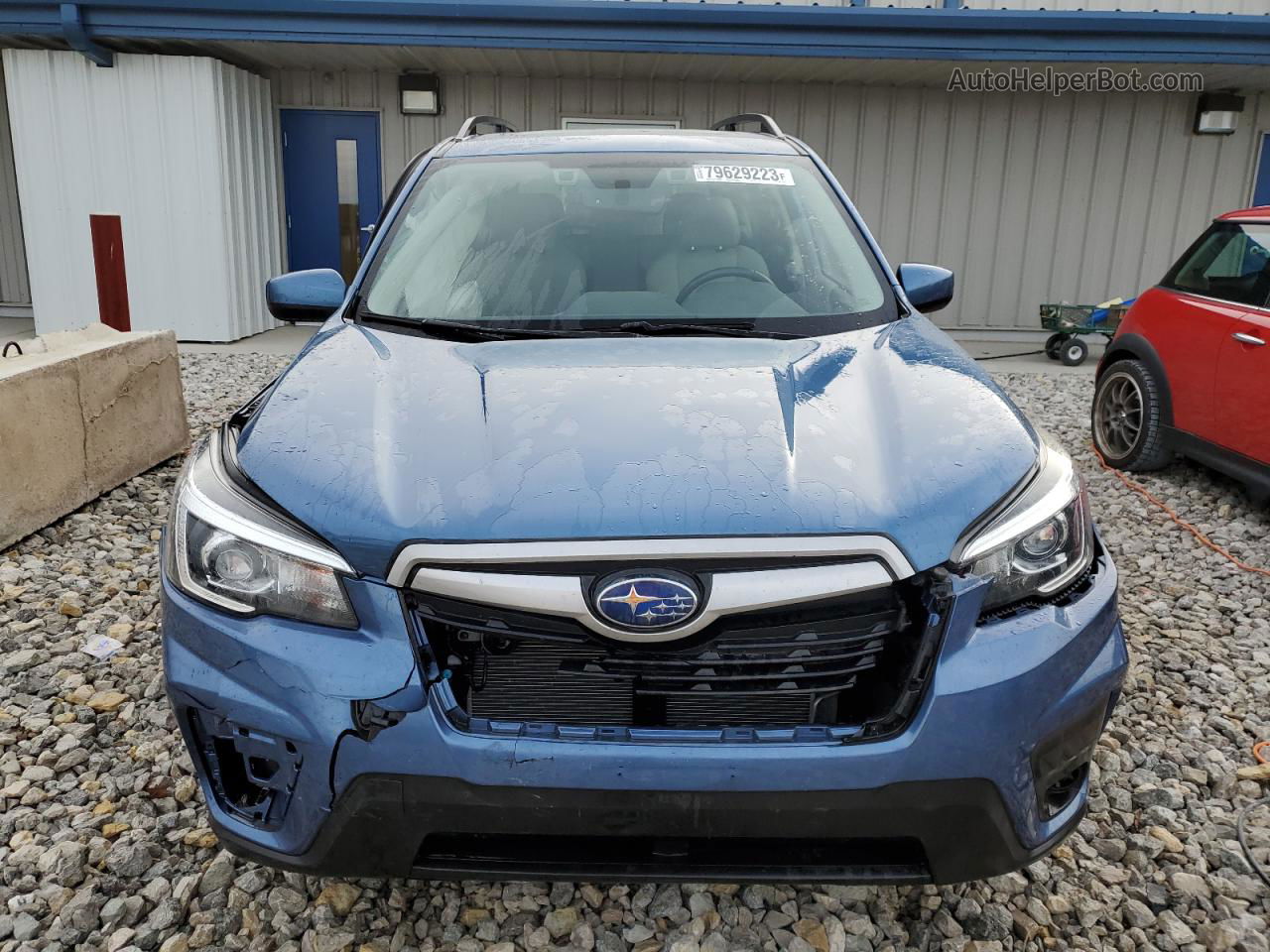 2020 Subaru Forester Premium Синий vin: JF2SKAJC4LH511672