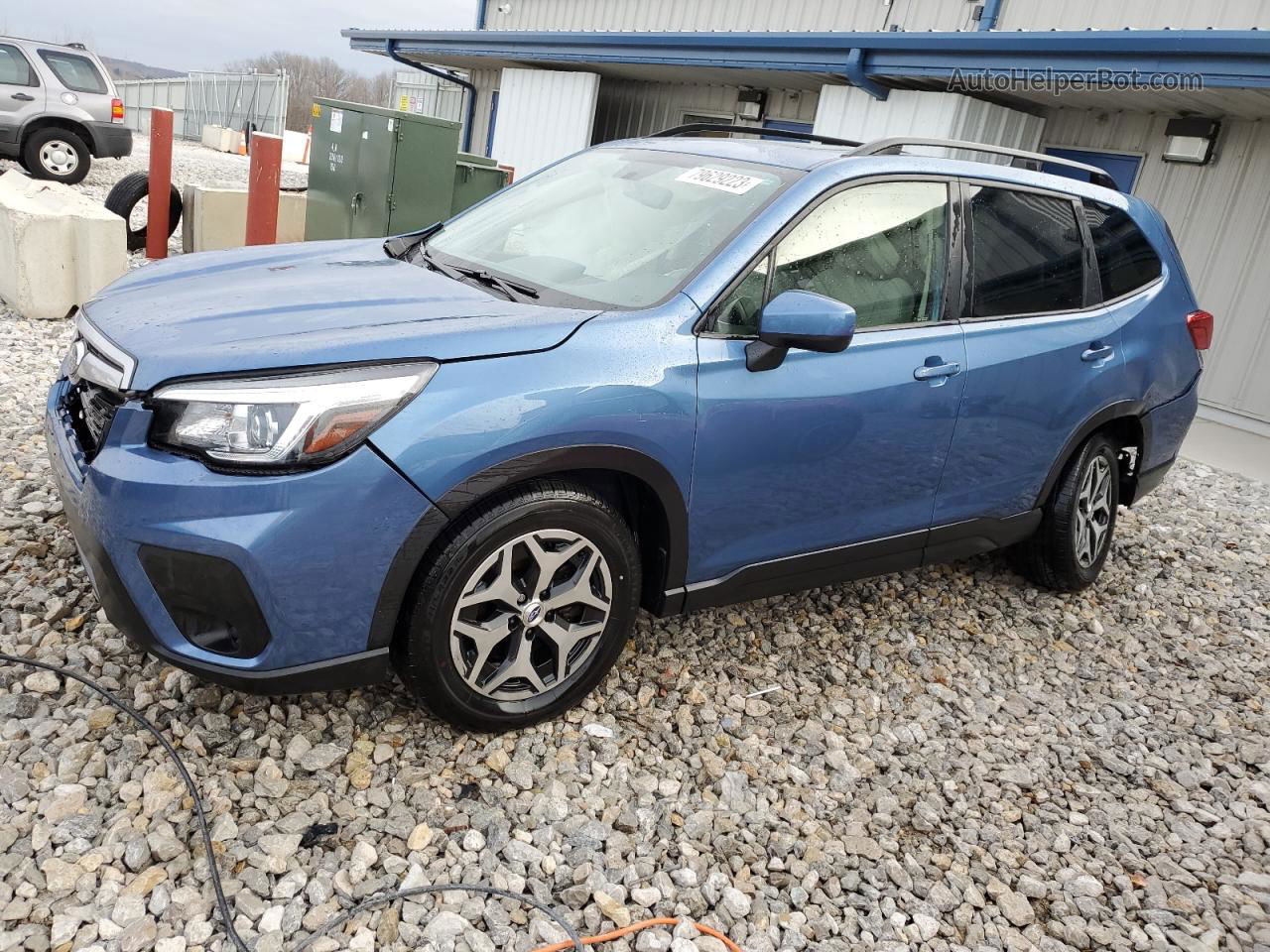 2020 Subaru Forester Premium Blue vin: JF2SKAJC4LH511672