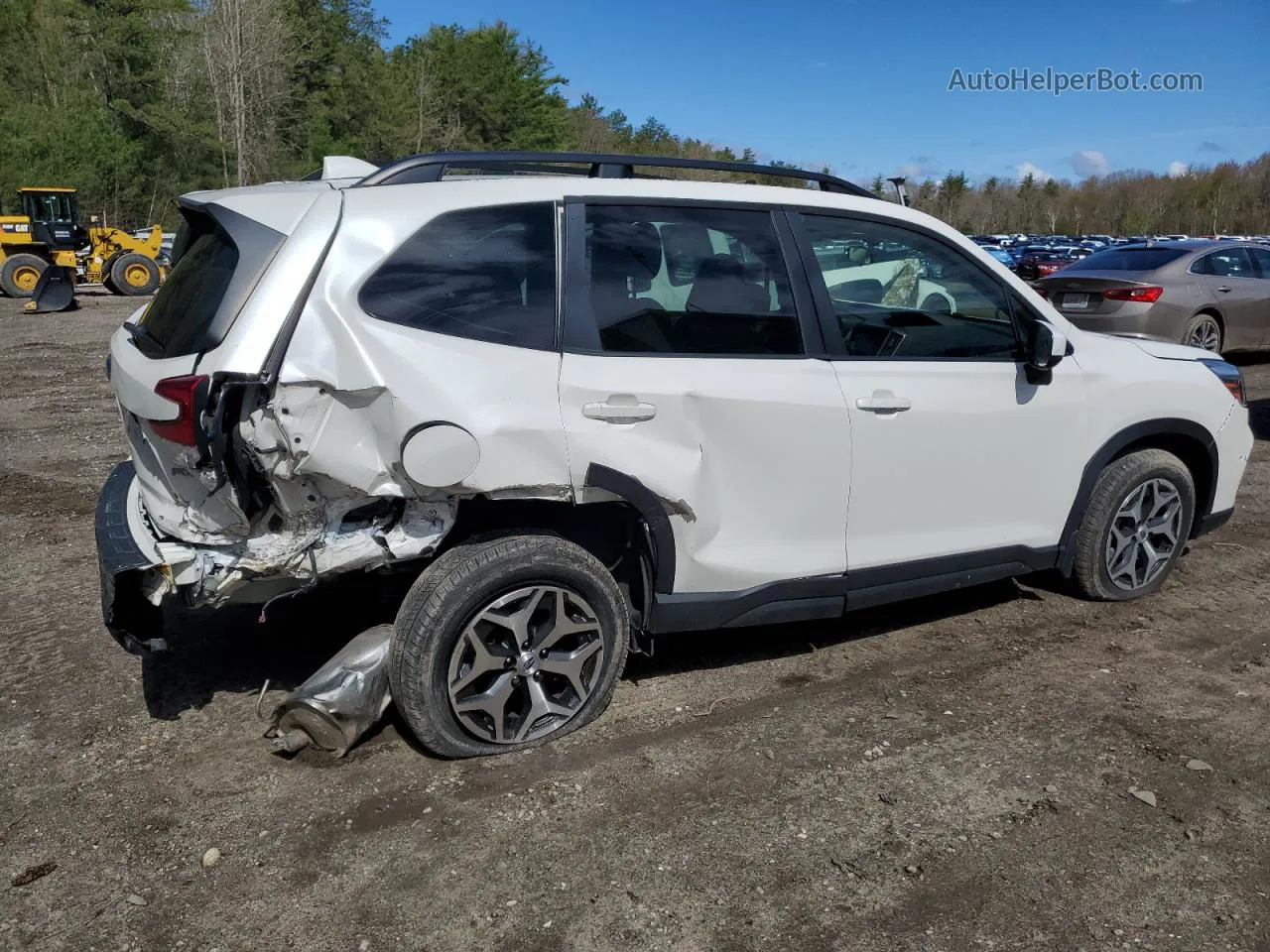 2020 Subaru Forester Premium Белый vin: JF2SKAJC5LH480593