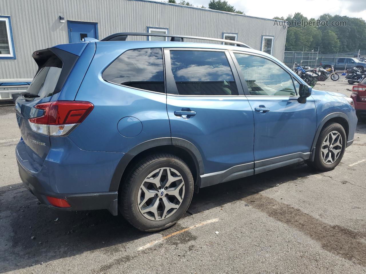 2020 Subaru Forester Premium Синий vin: JF2SKAJC5LH592567