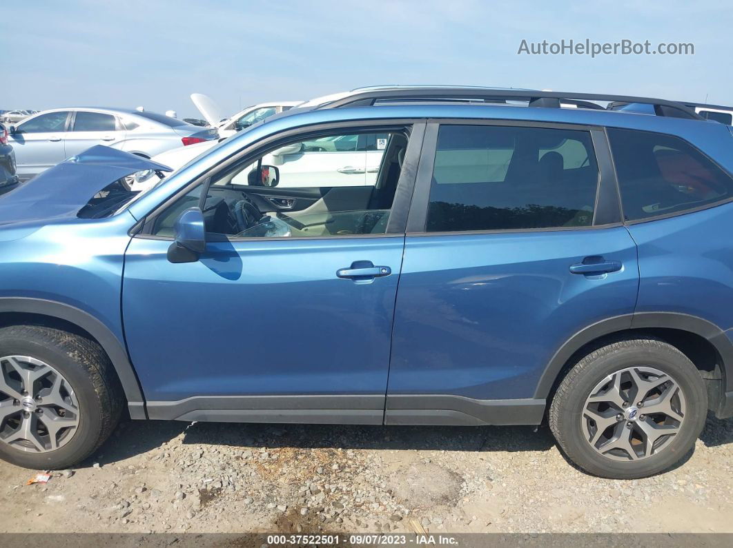 2020 Subaru Forester Premium Blue vin: JF2SKAJC5LH595095