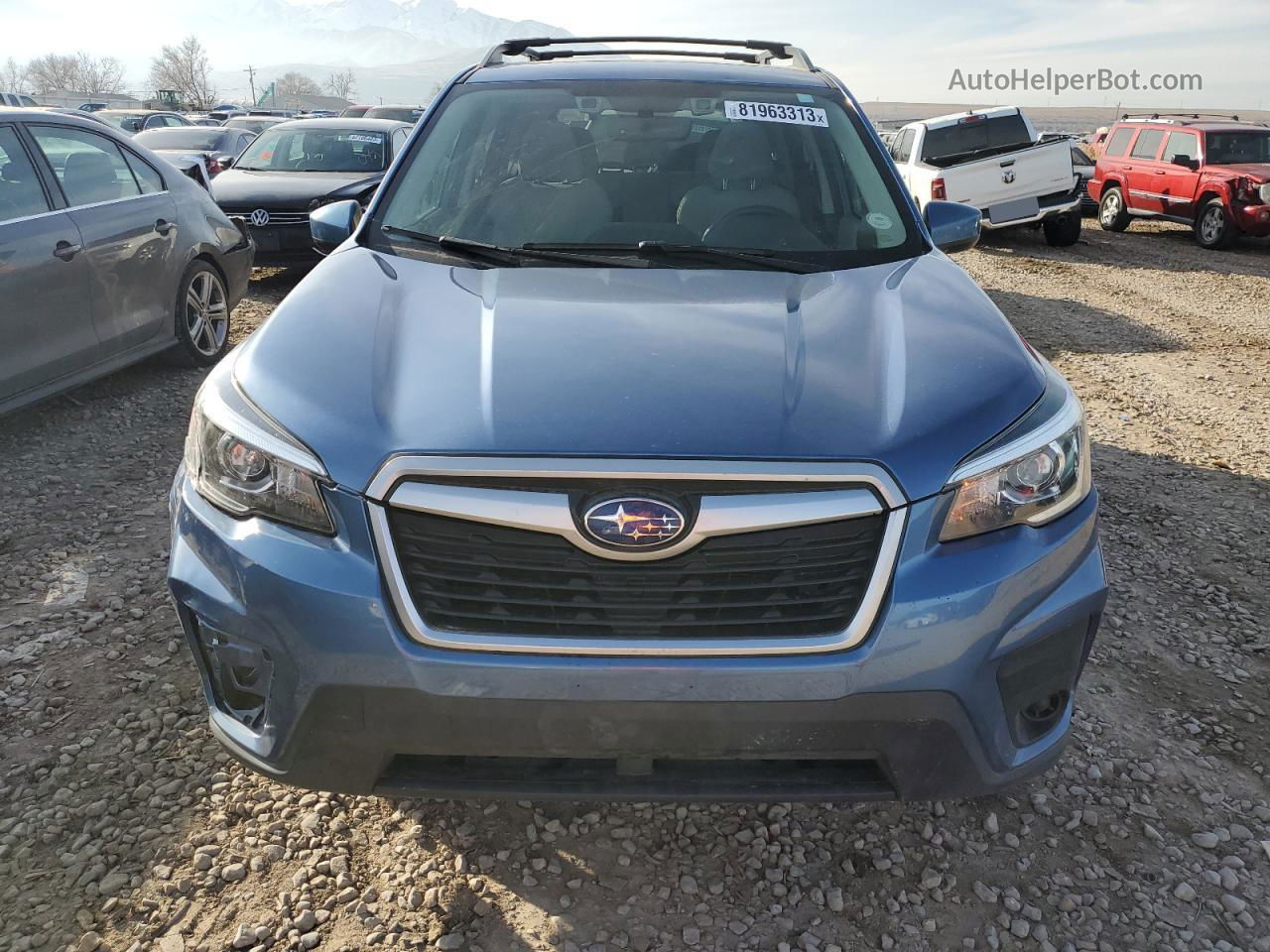 2020 Subaru Forester Premium Синий vin: JF2SKAJC7LH409430