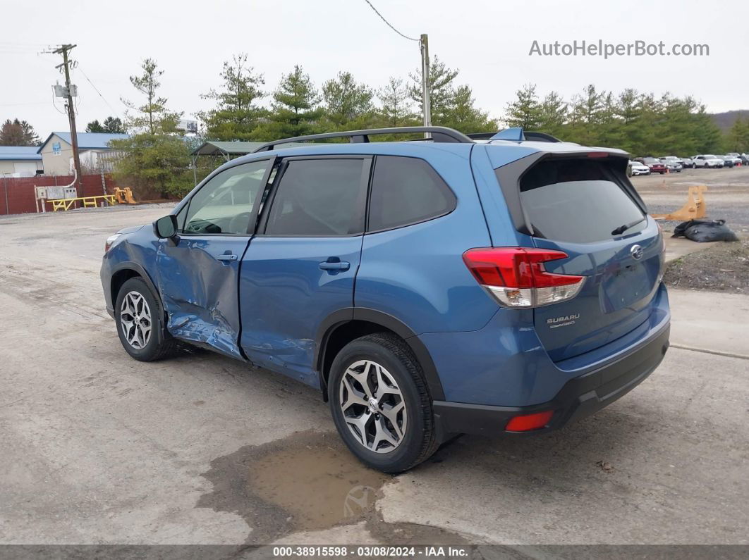 2020 Subaru Forester Premium Blue vin: JF2SKAJC7LH556315