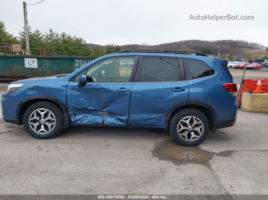 2020 Subaru Forester Premium Синий vin: JF2SKAJC7LH556315