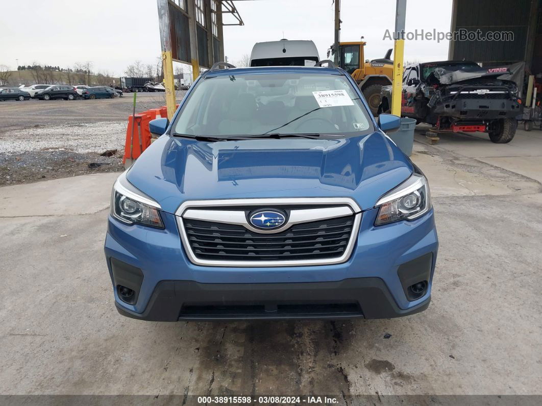 2020 Subaru Forester Premium Синий vin: JF2SKAJC7LH556315