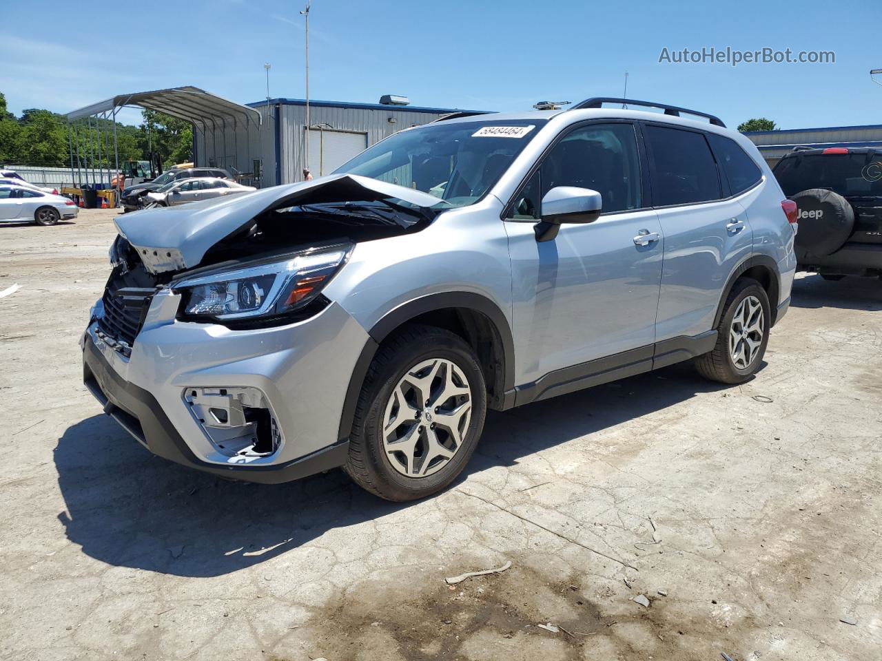 2020 Subaru Forester Premium Gray vin: JF2SKAJC7LH579867