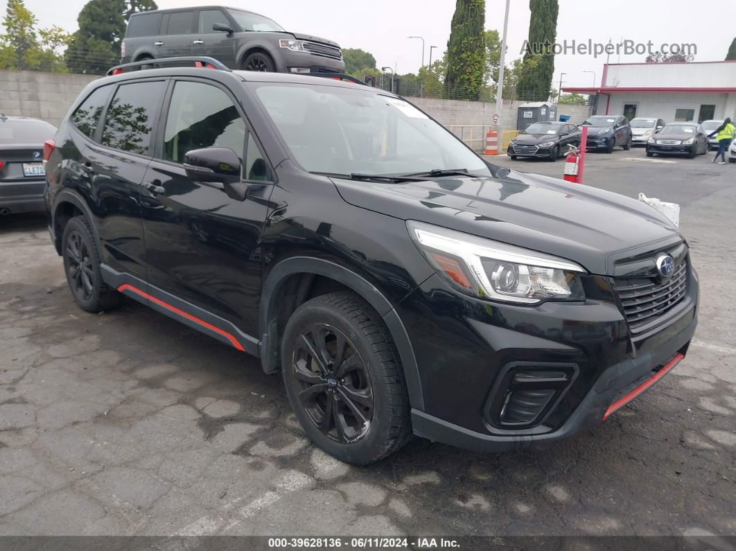 2019 Subaru Forester Sport Black vin: JF2SKAJC8KH402985