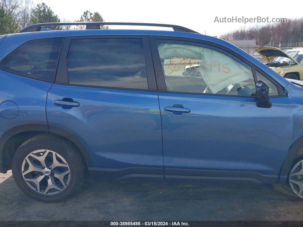 2020 Subaru Forester Premium Blue vin: JF2SKAJC8LH457129