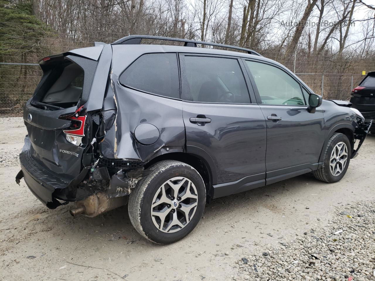 2020 Subaru Forester Premium Gray vin: JF2SKAJC9LH555215