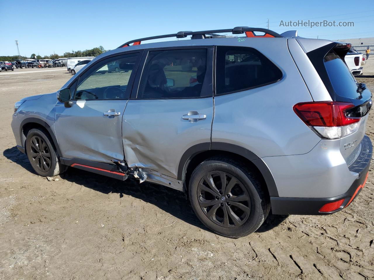 2019 Subaru Forester Sport Silver vin: JF2SKAJCXKH414751