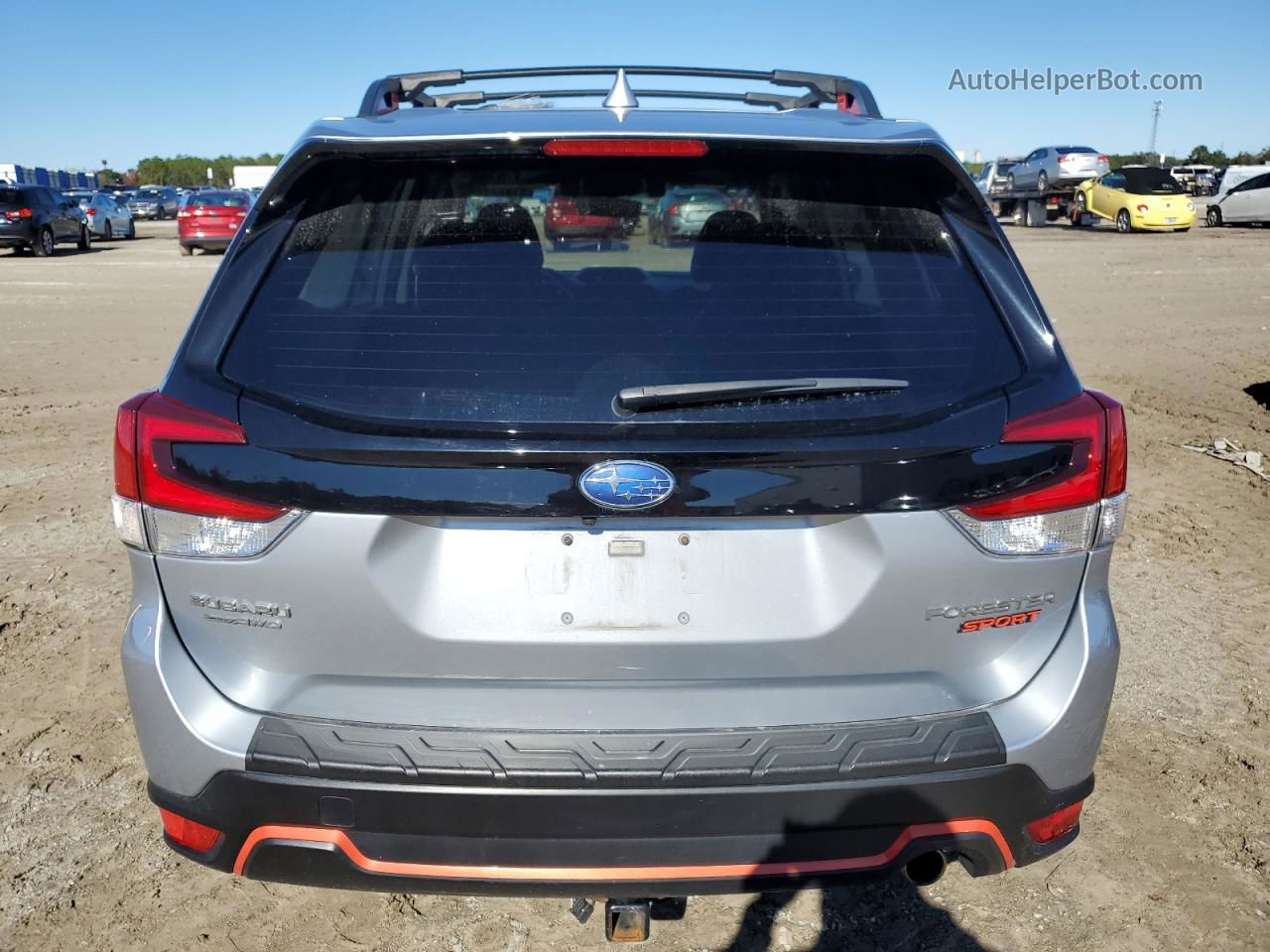 2019 Subaru Forester Sport Silver vin: JF2SKAJCXKH414751