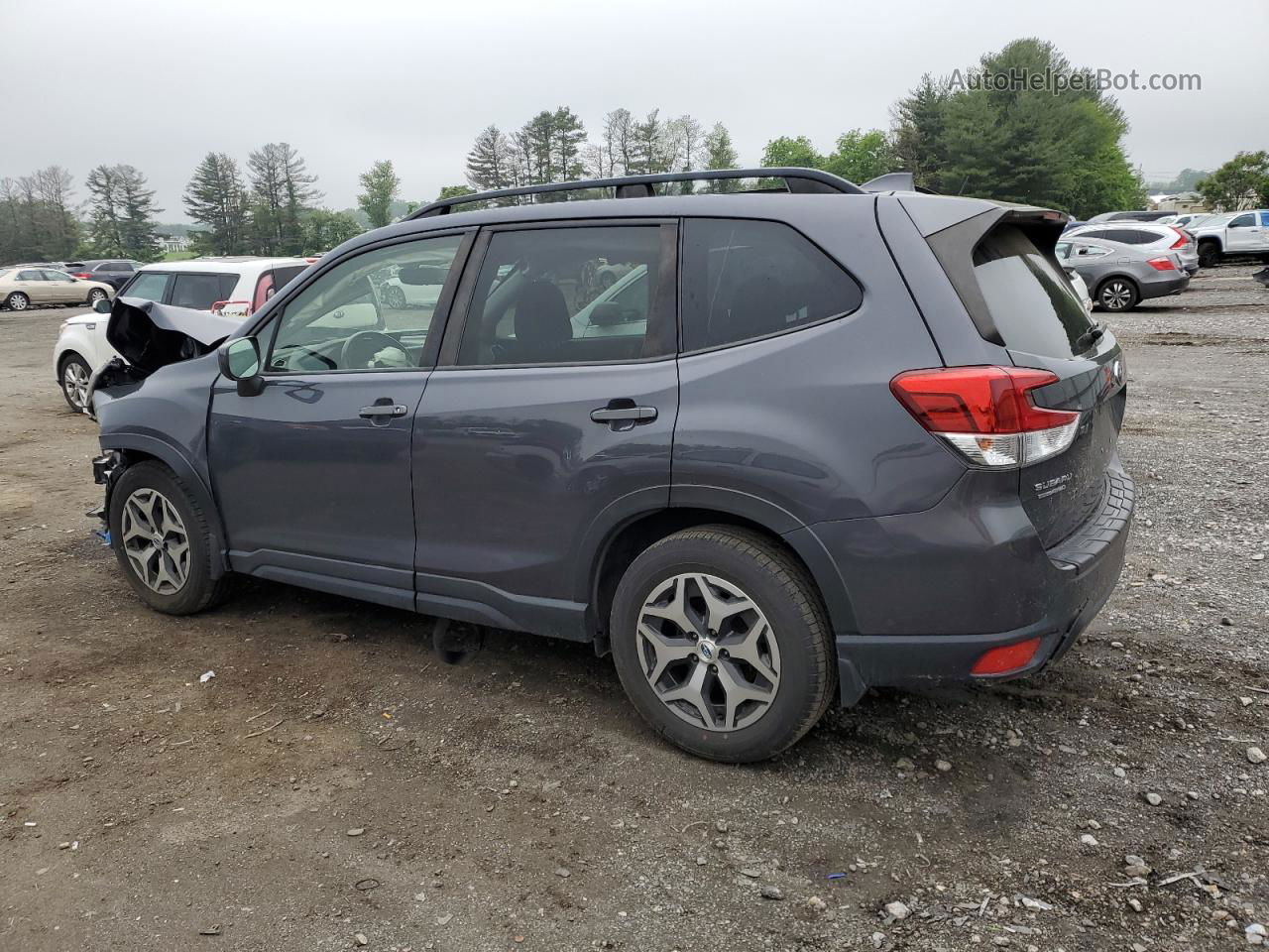 2020 Subaru Forester Premium Серый vin: JF2SKAJCXLH490648