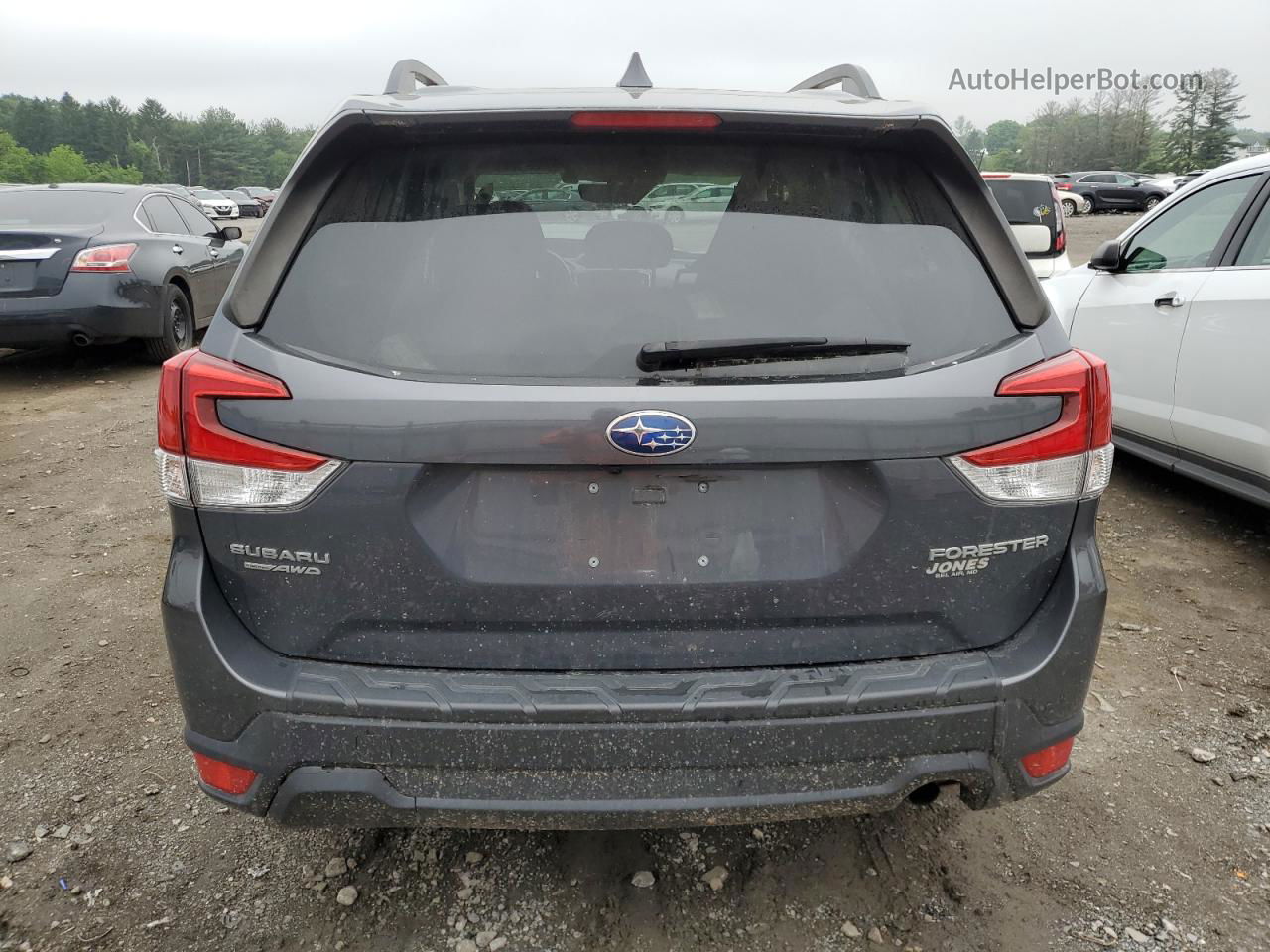 2020 Subaru Forester Premium Gray vin: JF2SKAJCXLH490648