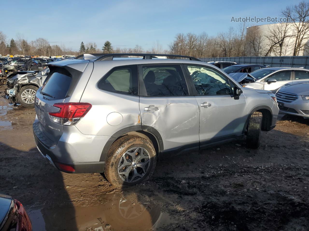 2020 Subaru Forester Premium Gray vin: JF2SKAJCXLH552517