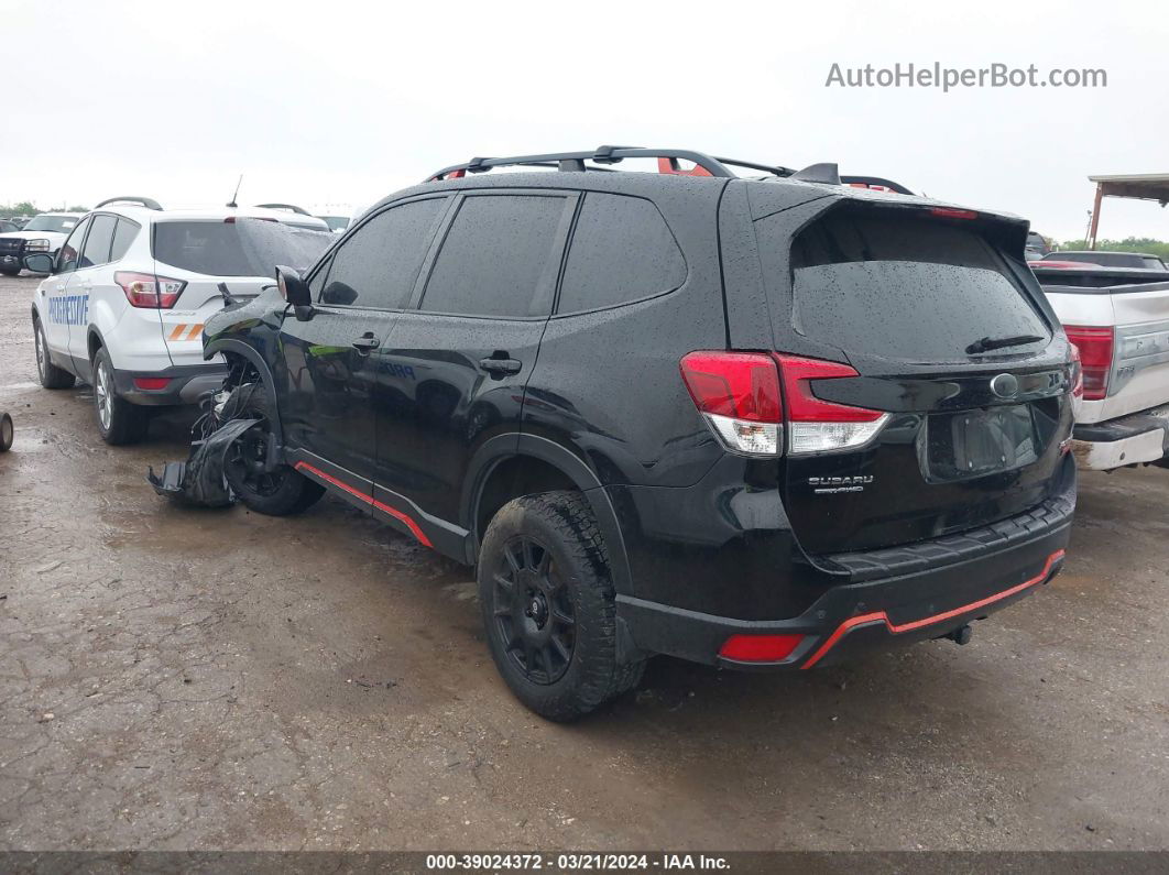 2019 Subaru Forester Sport Black vin: JF2SKAKC3KH584786