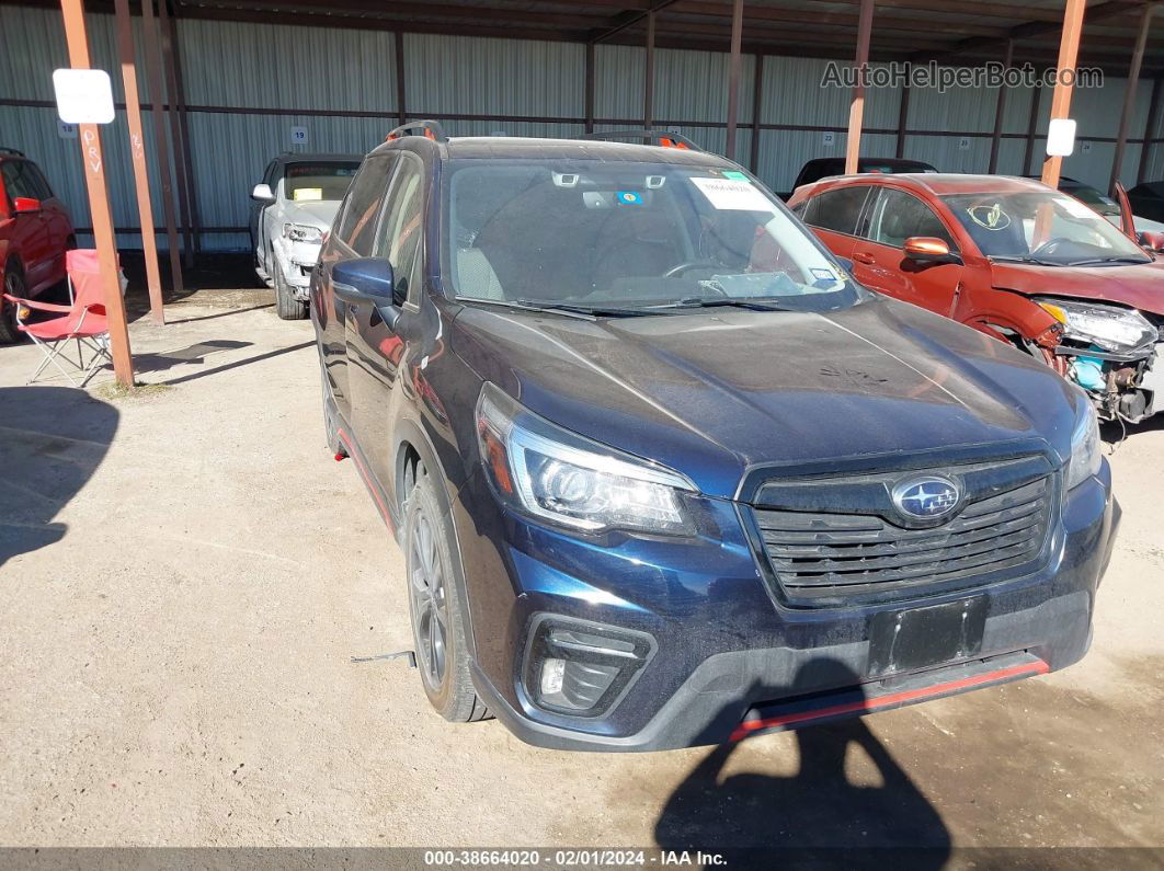 2019 Subaru Forester Sport Dark Blue vin: JF2SKAKC4KH486172