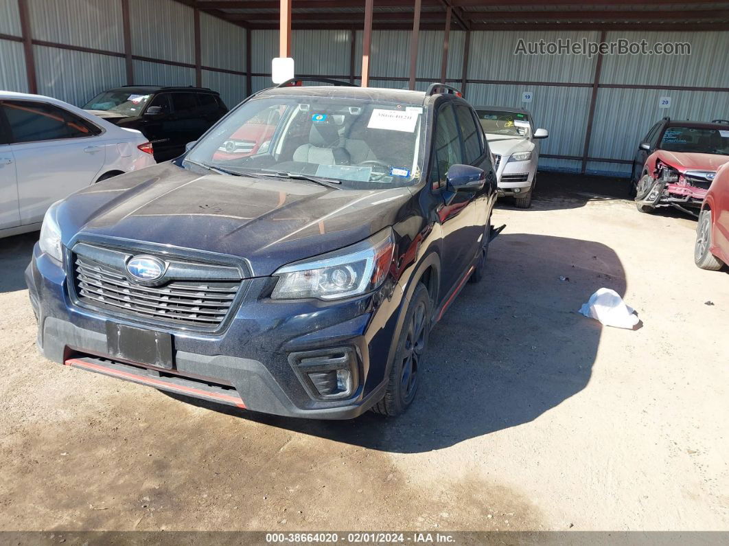 2019 Subaru Forester Sport Dark Blue vin: JF2SKAKC4KH486172