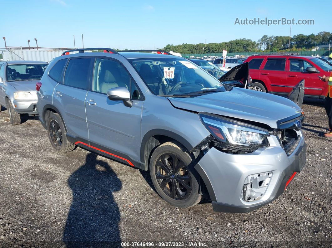 2020 Subaru Forester Sport Silver vin: JF2SKALC4LH476404