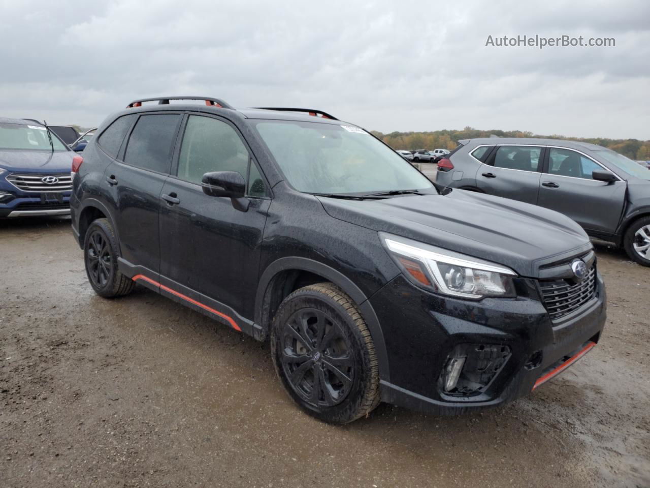 2020 Subaru Forester Sport Black vin: JF2SKAMC0LH499290