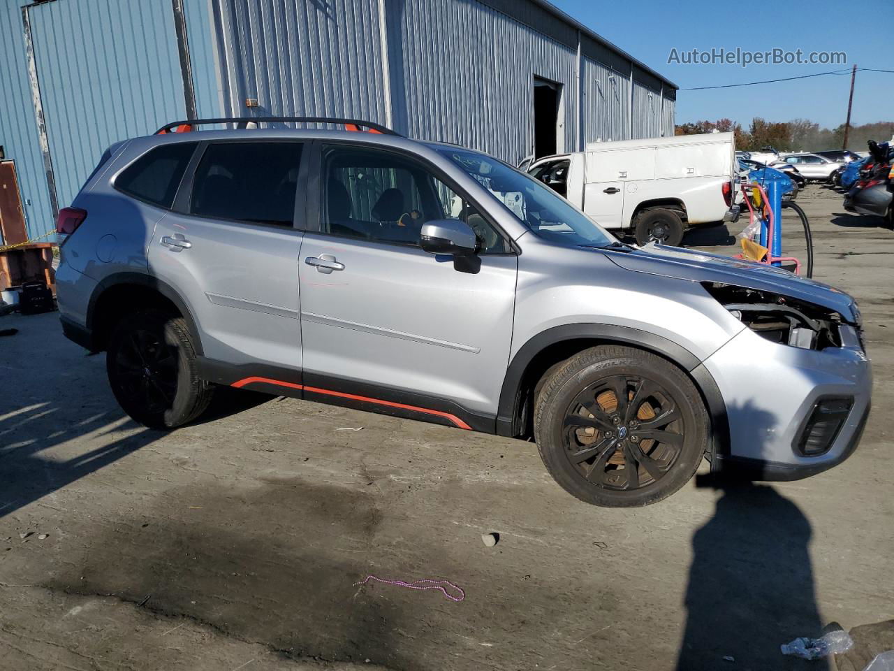 2020 Subaru Forester Sport Серебряный vin: JF2SKAMC5LH449386