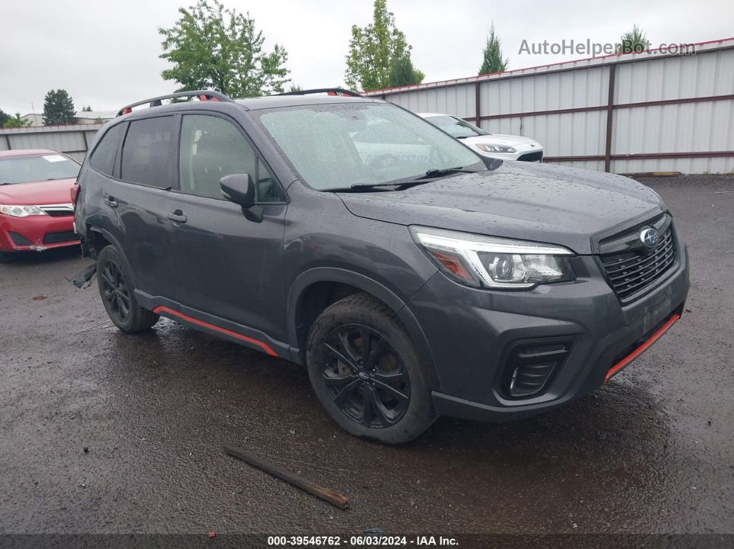 2020 Subaru Forester Sport Серый vin: JF2SKAMC7LH602401