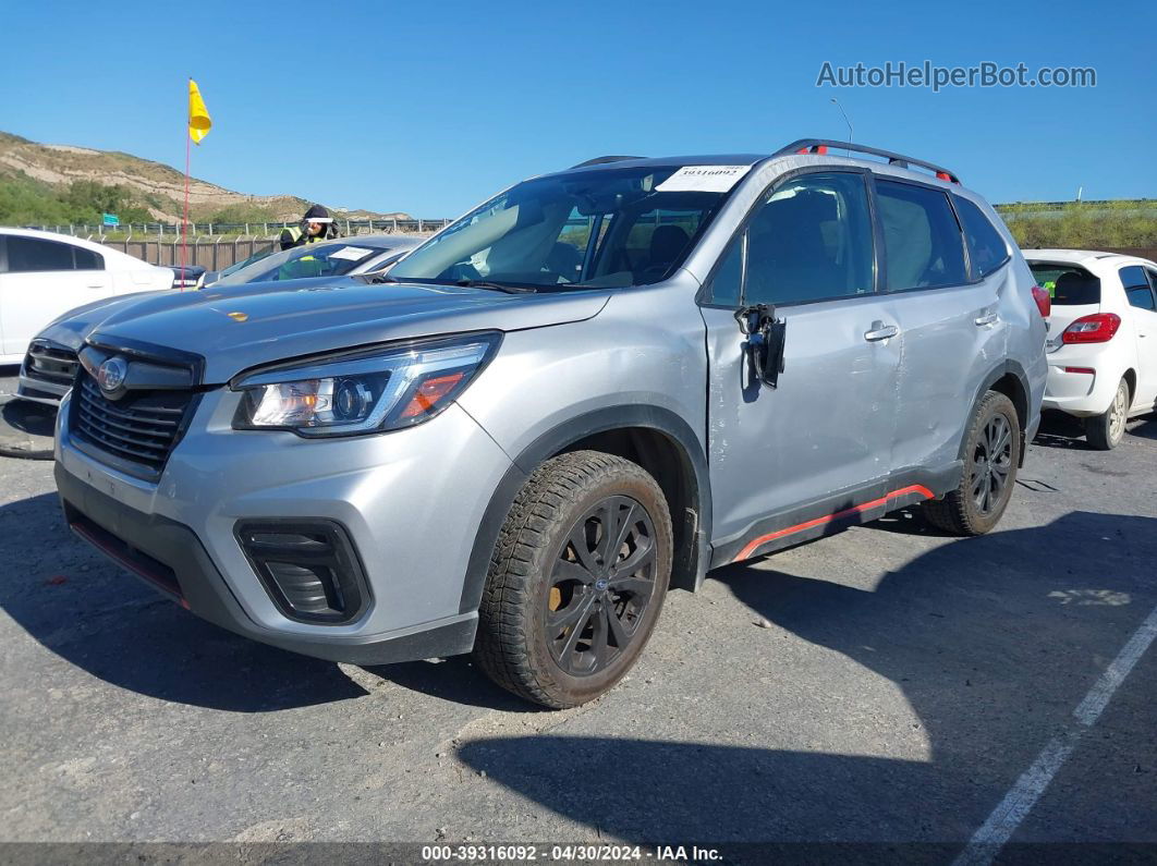 2020 Subaru Forester Sport Gray vin: JF2SKAMC9LH437676