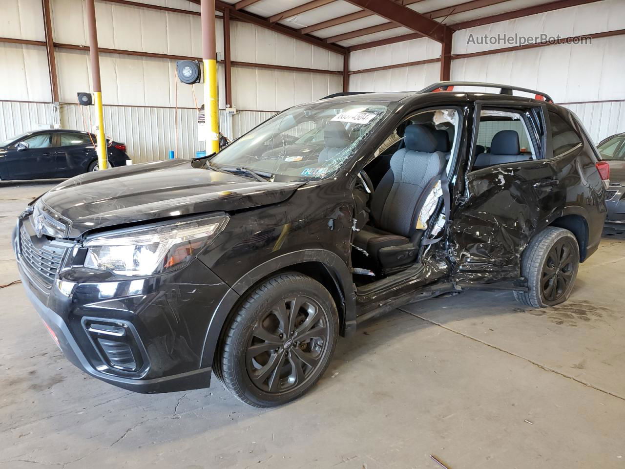 2019 Subaru Forester Sport Black vin: JF2SKAPC0KH498635