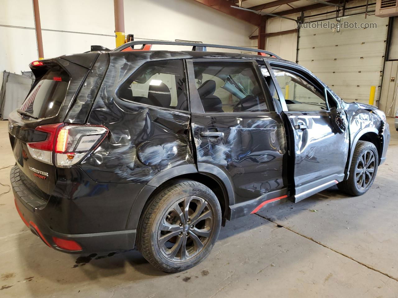 2019 Subaru Forester Sport Black vin: JF2SKAPC0KH498635