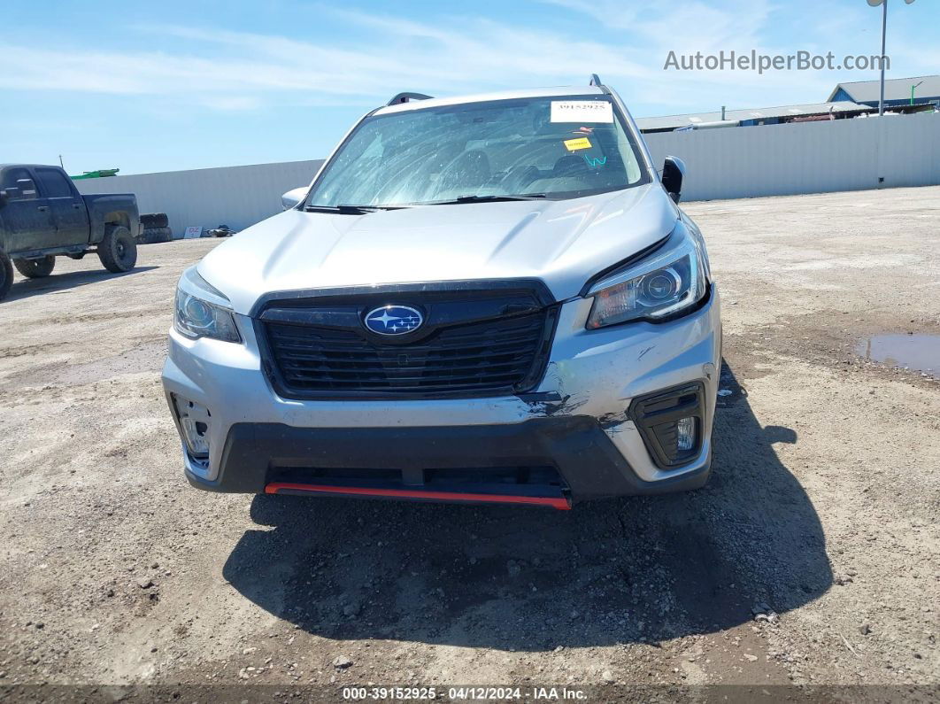 2019 Subaru Forester Sport Silver vin: JF2SKAPC0KH524988