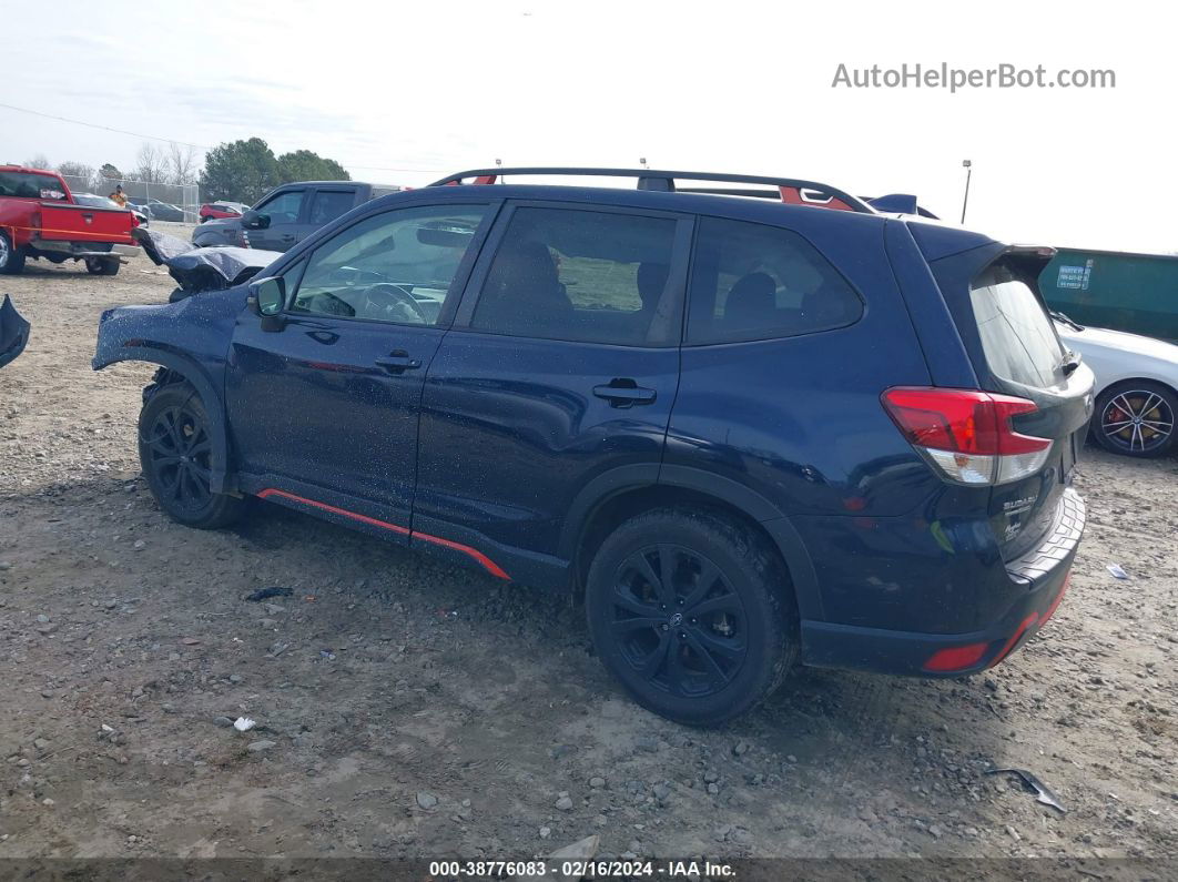 2019 Subaru Forester Sport Синий vin: JF2SKAPC0KH583720