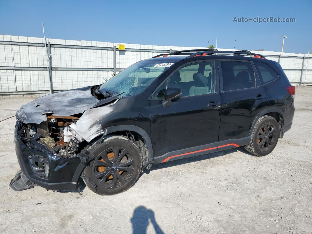 2019 Subaru Forester Sport Black vin: JF2SKAPC1KH436371