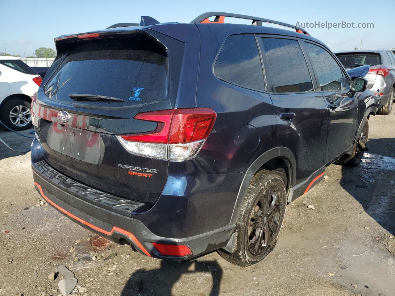 2019 Subaru Forester Sport Blue vin: JF2SKAPC2KH422575