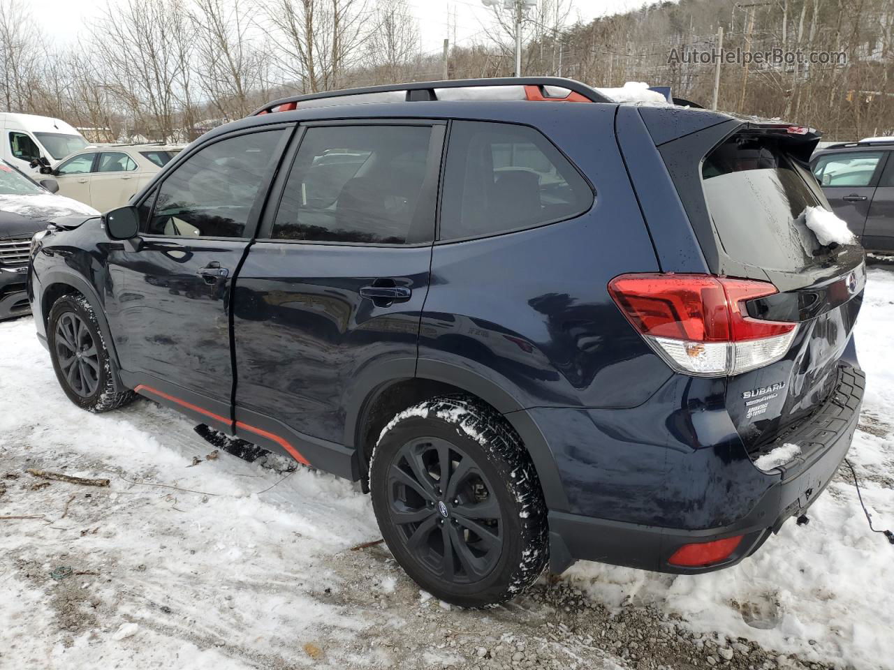 2019 Subaru Forester Sport Blue vin: JF2SKAPC4KH402568