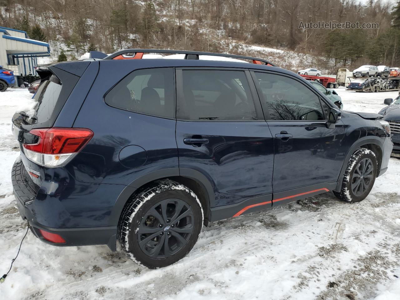 2019 Subaru Forester Sport Blue vin: JF2SKAPC4KH402568