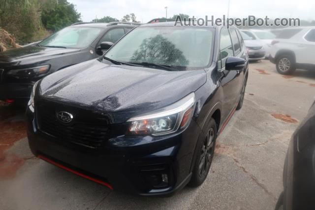 2019 Subaru Forester Sport Blue vin: JF2SKAPC4KH502945