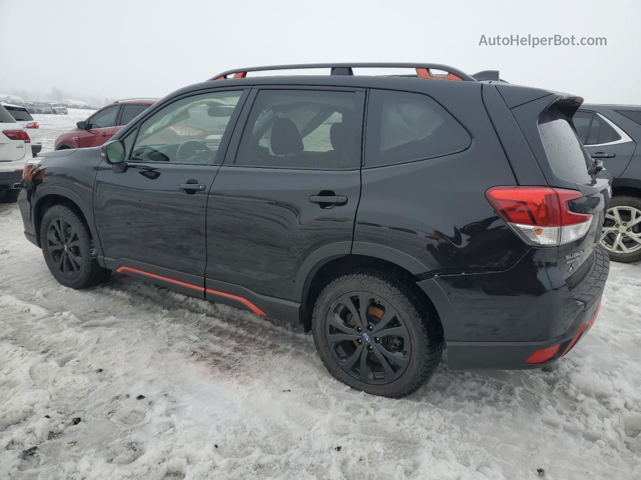 2019 Subaru Forester Sport Black vin: JF2SKAPC5KH454551