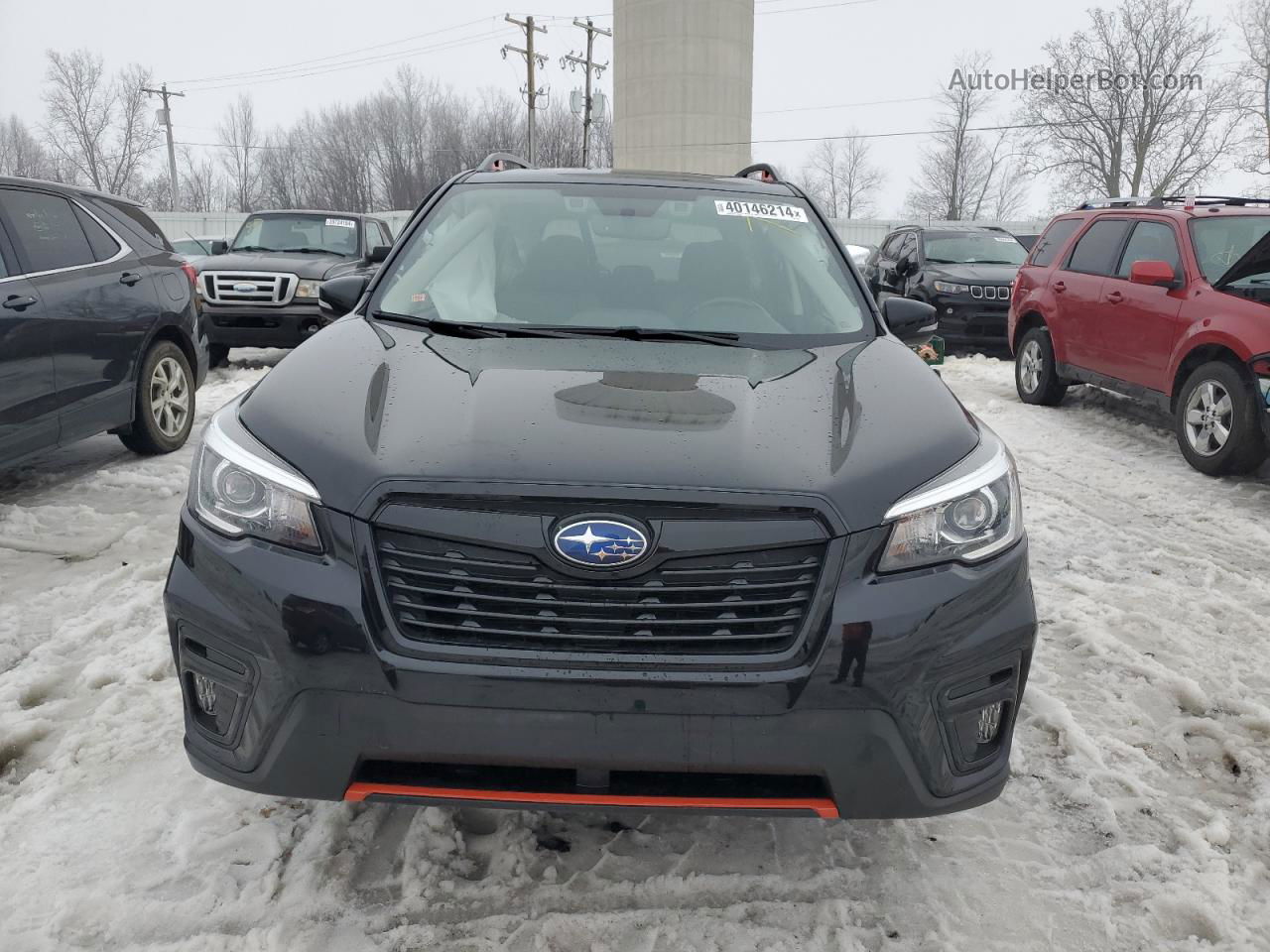 2019 Subaru Forester Sport Black vin: JF2SKAPC5KH454551