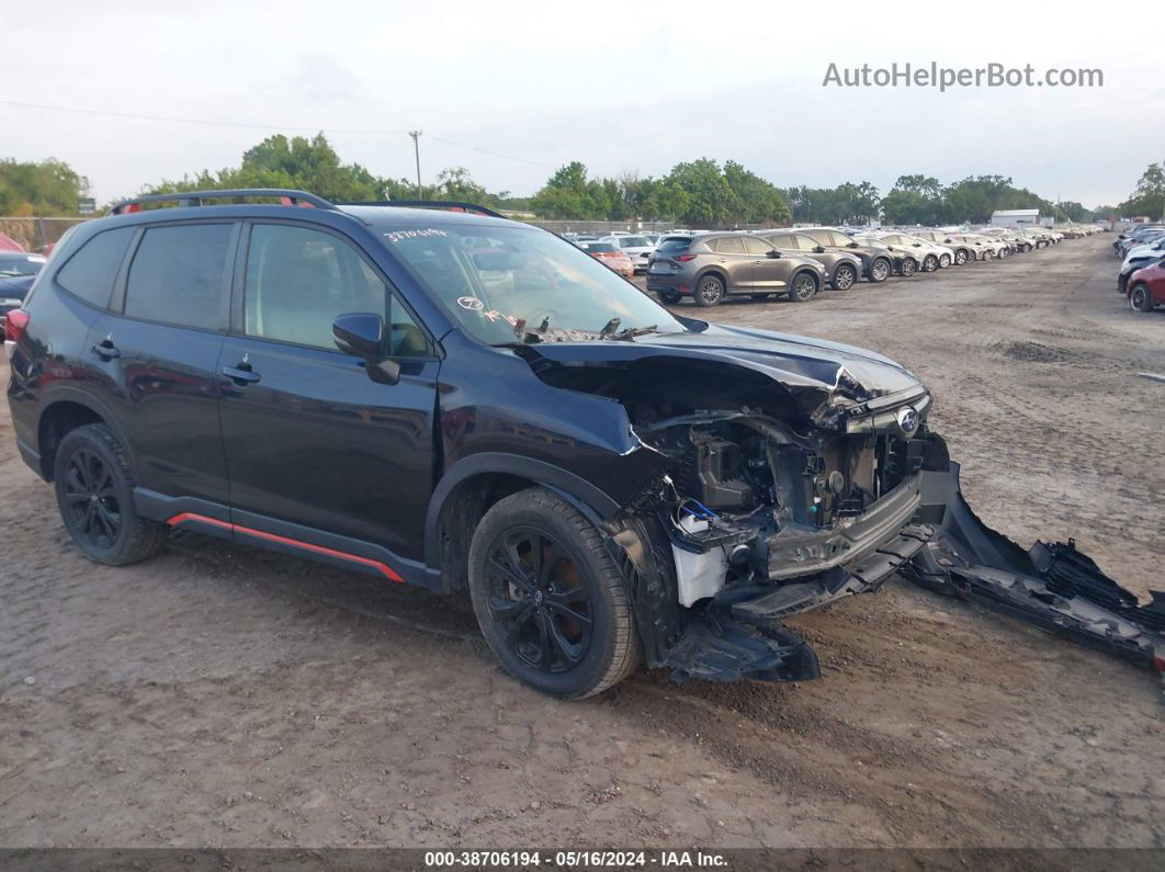 2019 Subaru Forester Sport Blue vin: JF2SKAPC5KH548834