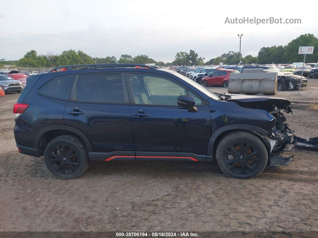 2019 Subaru Forester Sport Blue vin: JF2SKAPC5KH548834