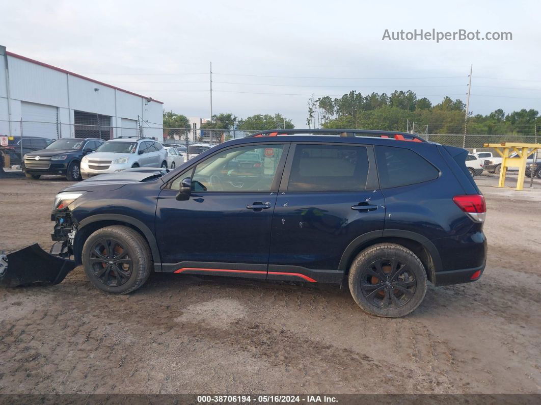 2019 Subaru Forester Sport Blue vin: JF2SKAPC5KH548834