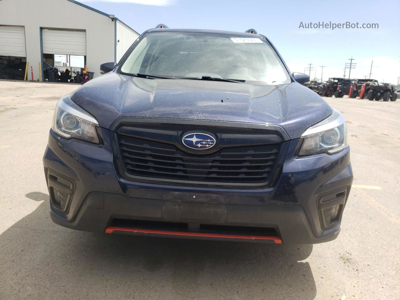 2019 Subaru Forester Sport Blue vin: JF2SKAPC6KH424491