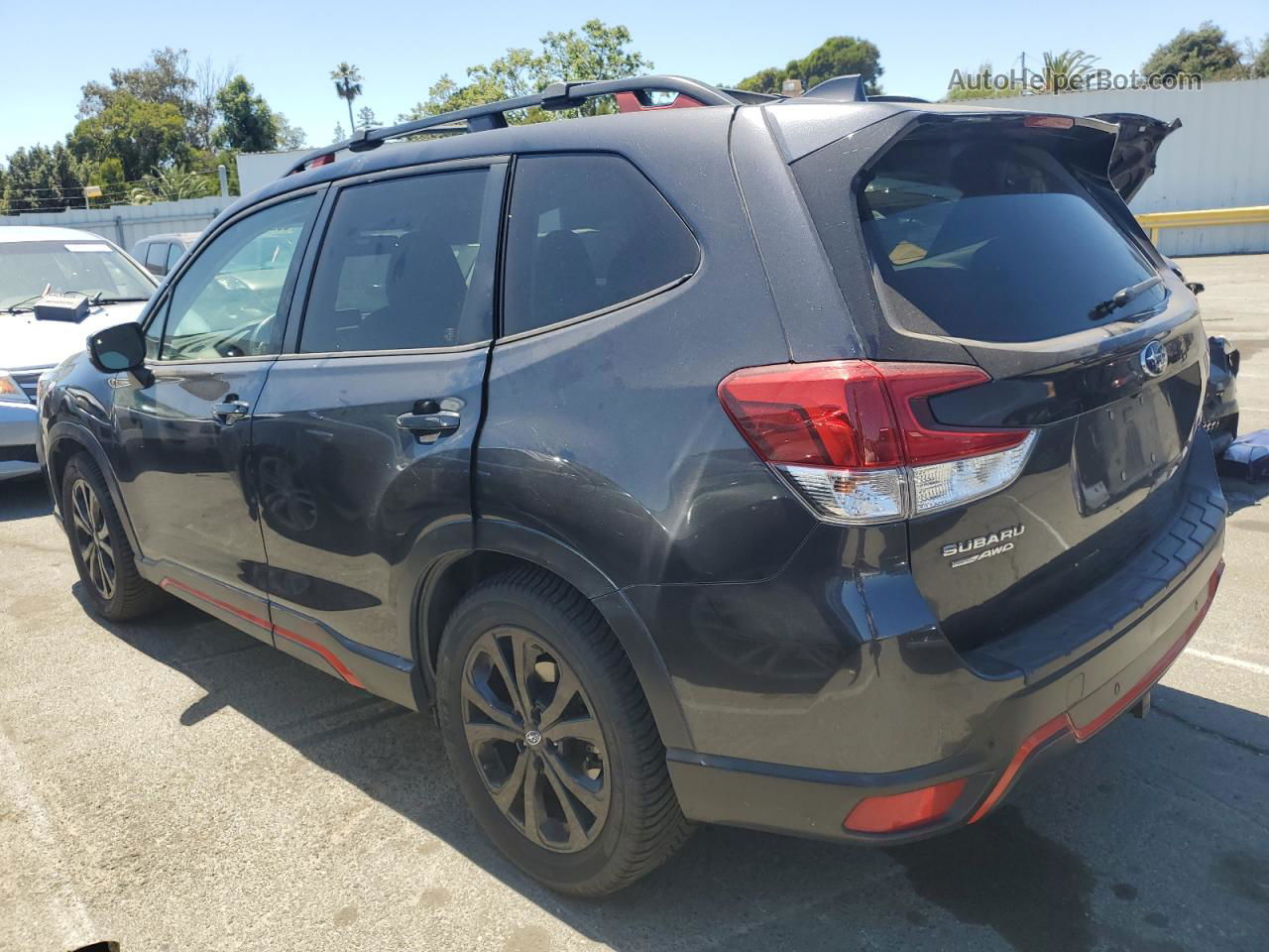 2019 Subaru Forester Sport Gray vin: JF2SKAPC6KH428752