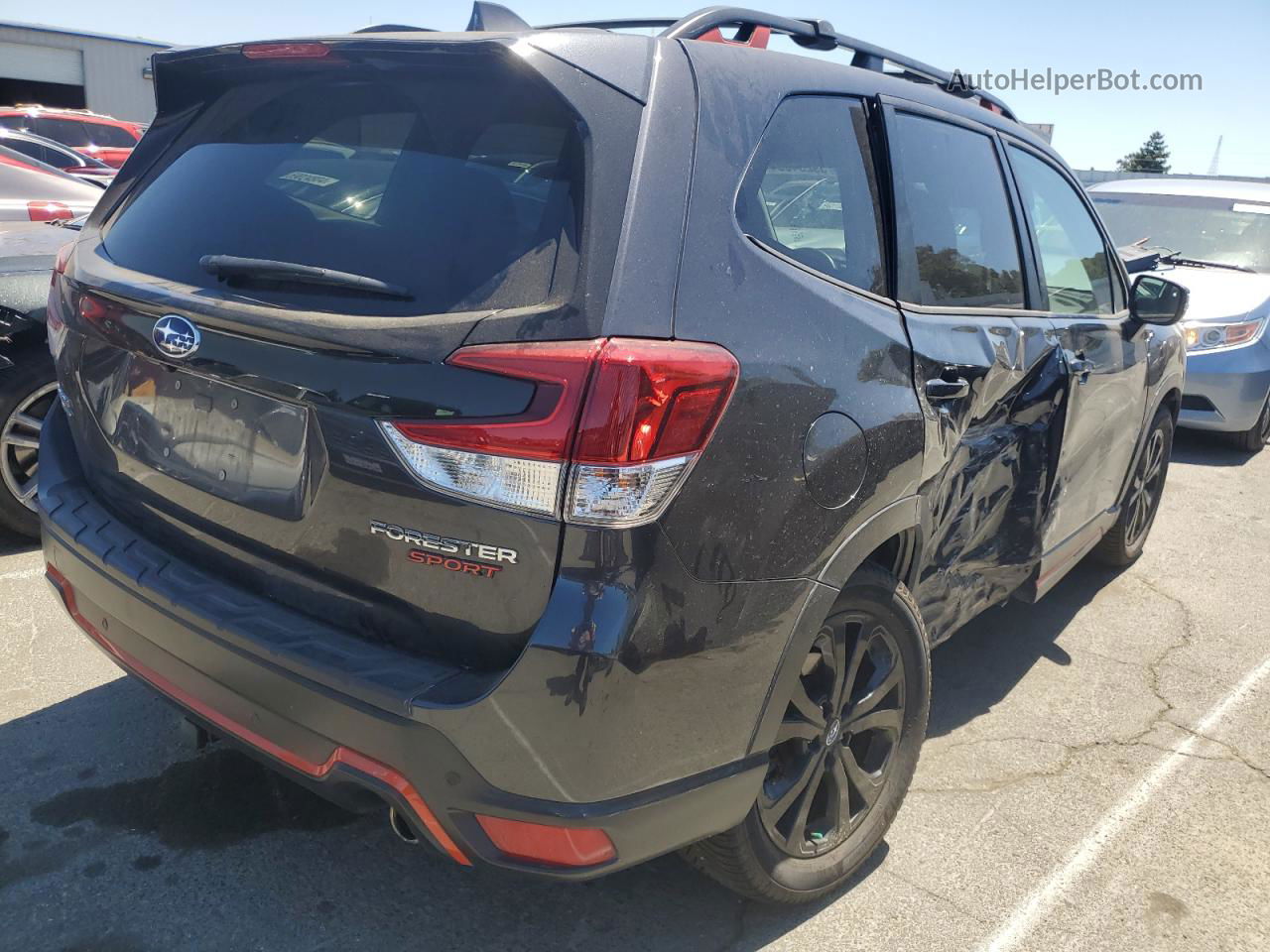 2019 Subaru Forester Sport Gray vin: JF2SKAPC6KH428752