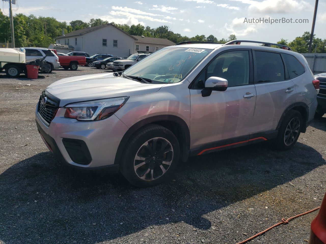 2019 Subaru Forester Sport Silver vin: JF2SKAPC6KH444806