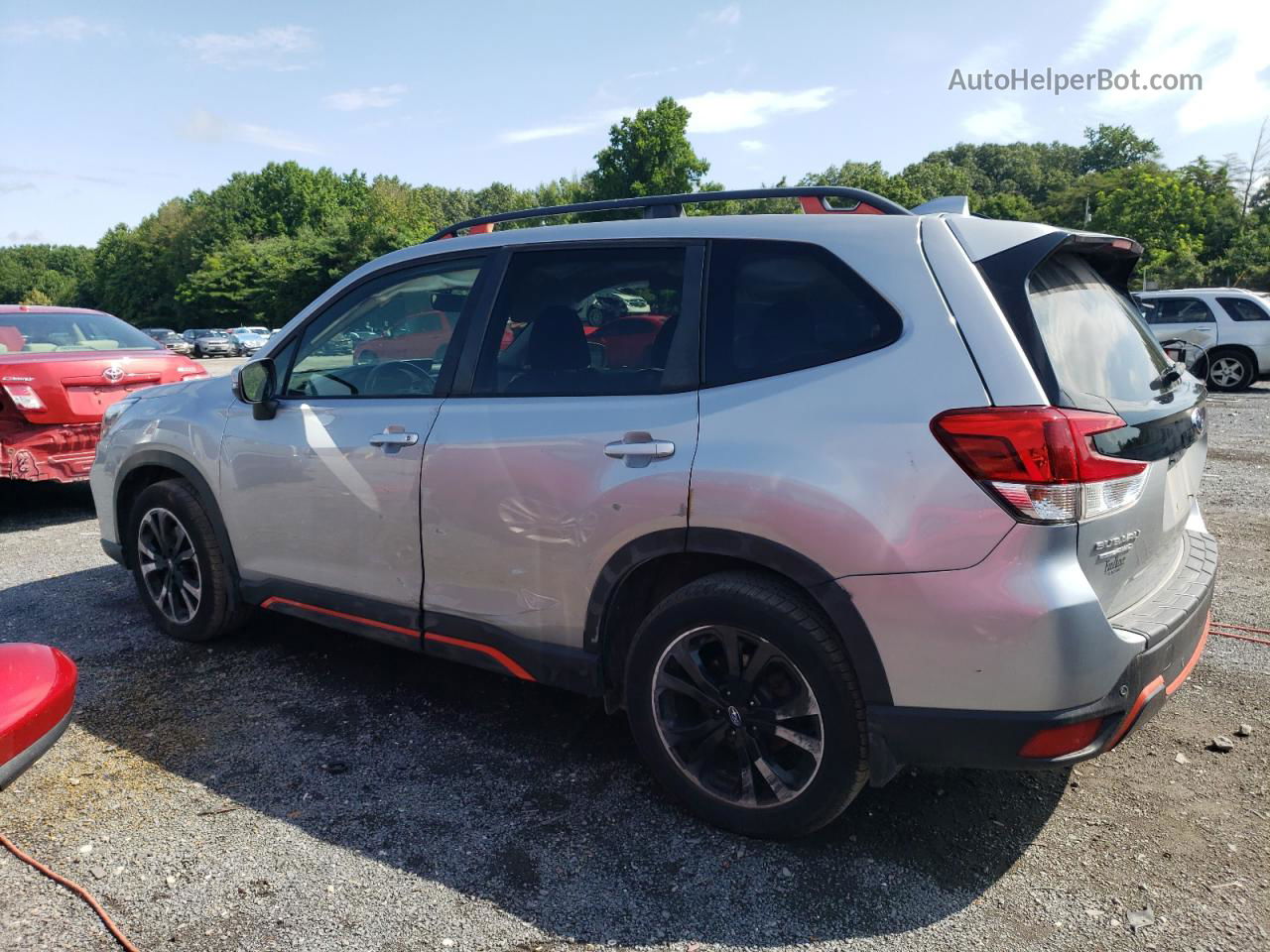 2019 Subaru Forester Sport Silver vin: JF2SKAPC6KH444806